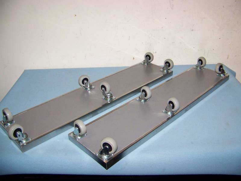 lot 77 image: (2) 6-Wheel Dolly Carts