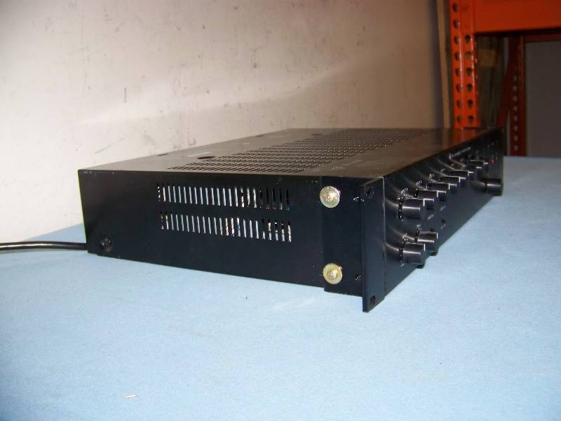 lot 22 image: TOA, 900 Series II, 8 Channel Mixer  Power Amplifier  Amp with (6) Rear Modules