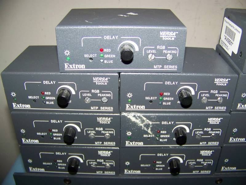 lot 31 image: (LARGE LOT) Extron Electronics, Audio  Video Items