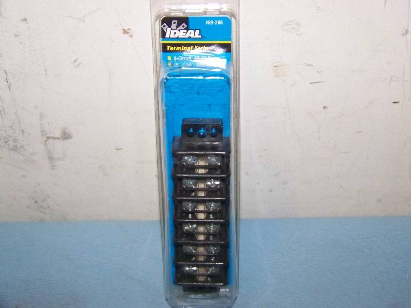 lot 94 image: (10) Ideal, Barrier  Terminal Strips with 6-Circuit Capacity - NEW in Packaging
