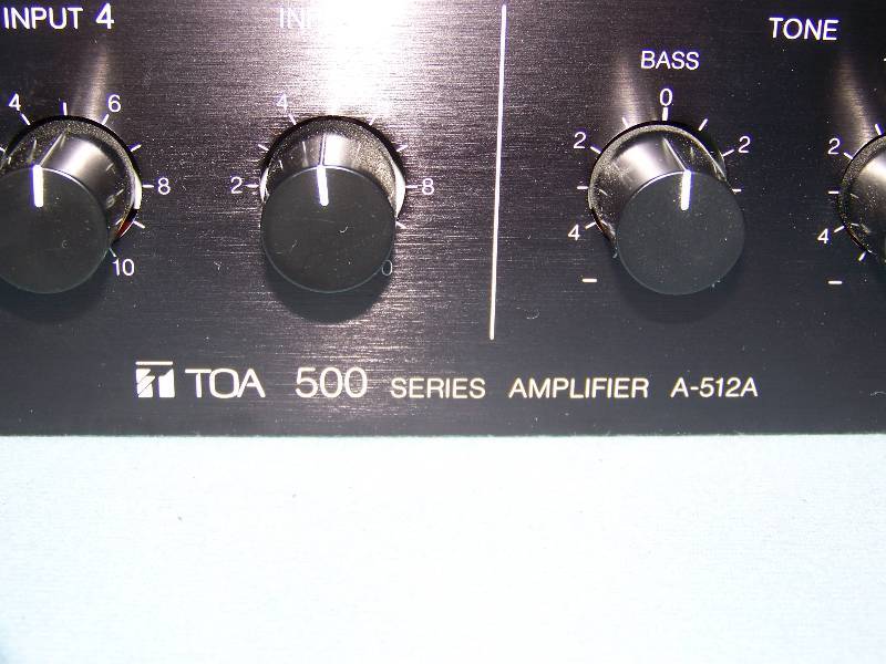 lot 23 image: TOA, 500 Series, Mixer Power Amplifier  Amp
