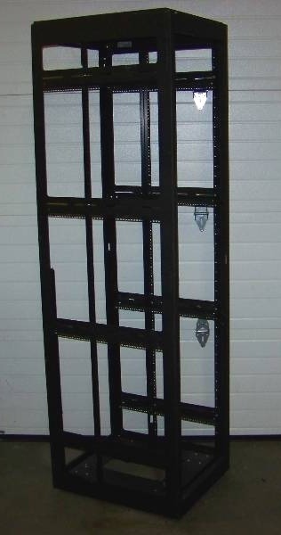 lot 96 image: Middle Atlantic, 44RU, Professional, AV (Audio Video) Equipment Rack on Castors