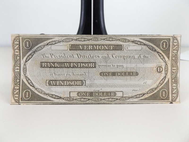 Gem MINT Uncirculated Late 1800s U.S. One Dollar Broken Banknote