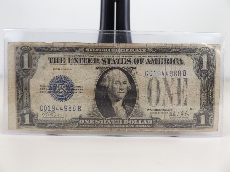 1928-B U.S. Funny Back One Dollar Silver Certificate