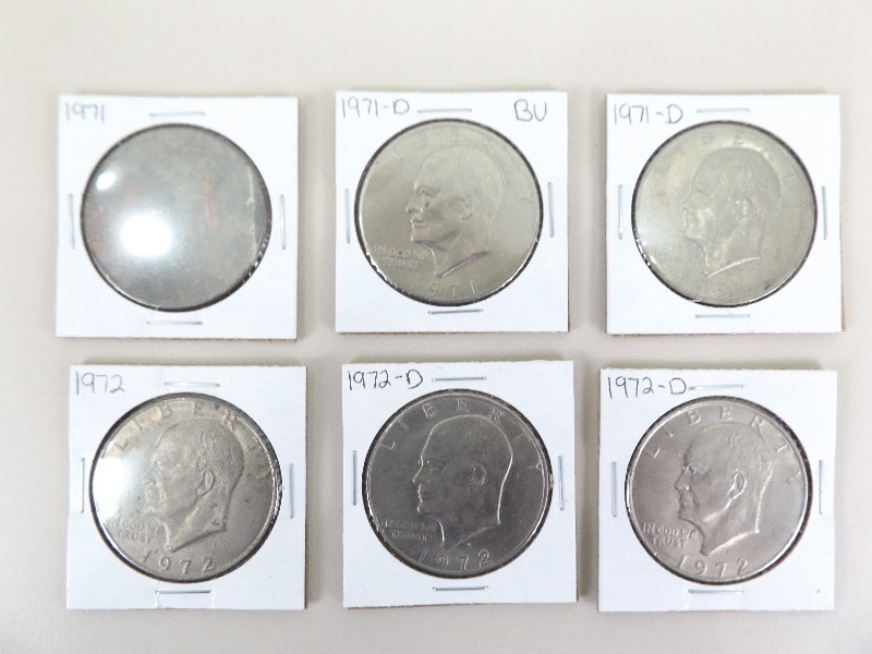 6 - 1971-1972 Eisenhower Dollars