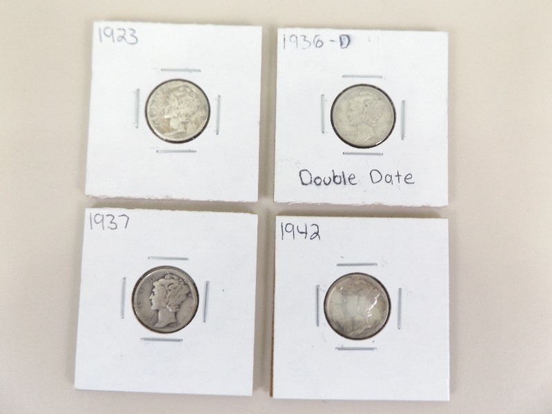 4 - 1923-1942 Mercury Dimes