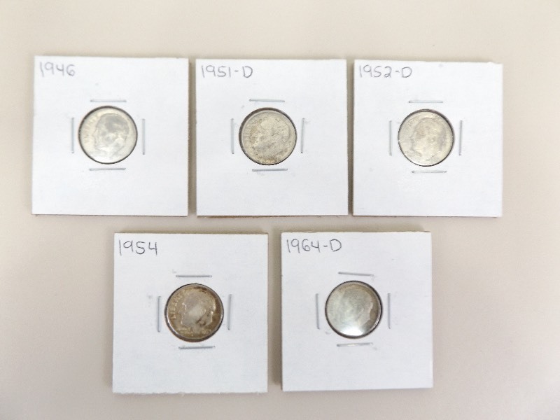 5 - 1946-1964 Roosevelt Dimes