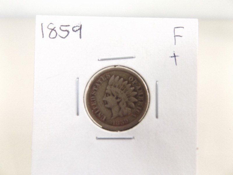 1859 Indian Head Penny F