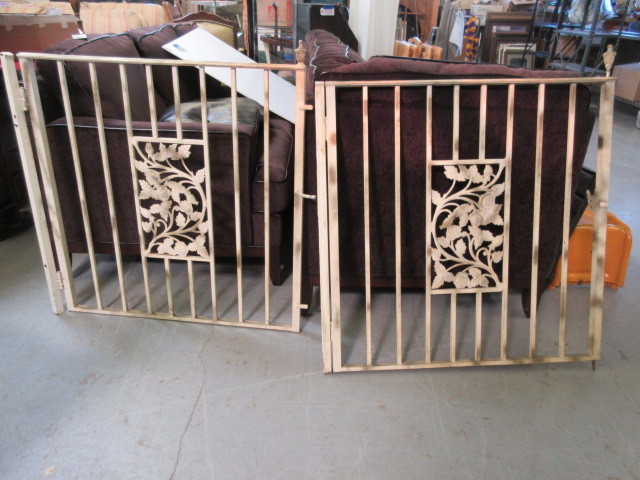2 WROUGHT IRON GATES