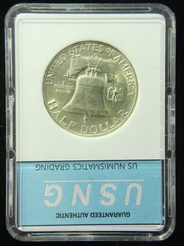 1950-D FRANKLIN SILVER HALF DOLLAR MS66 CERTIFIED