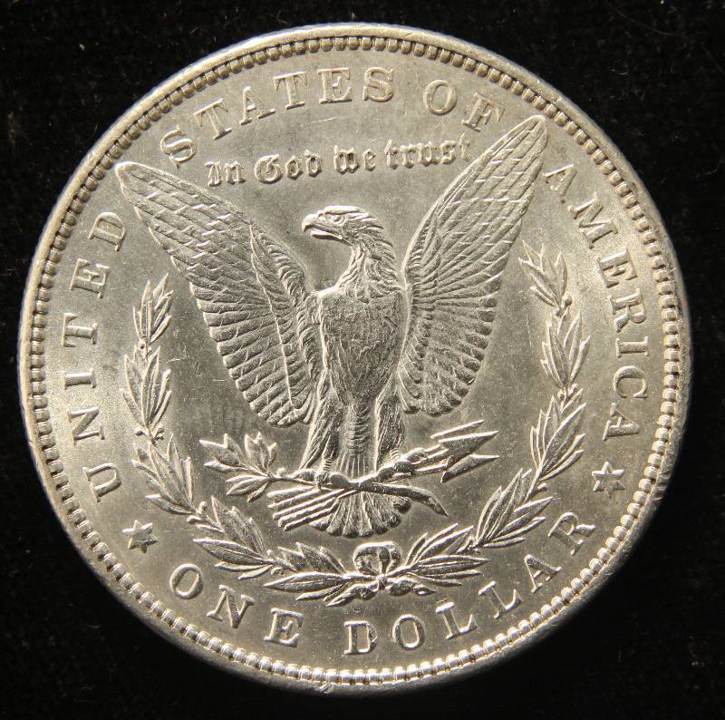 1889 MORGAN SILVER DOLLAR BU-UNC