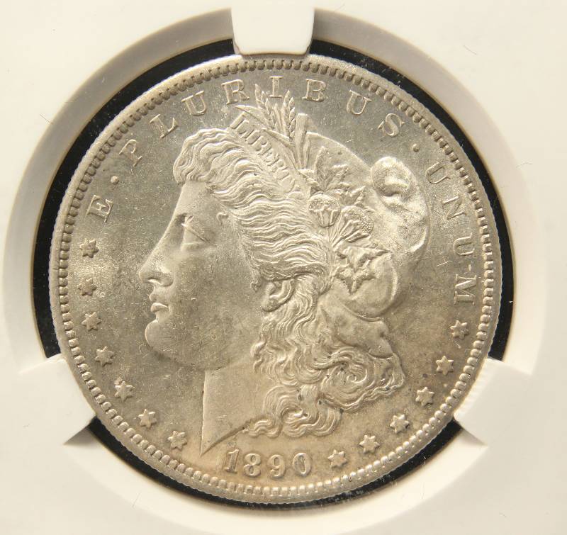 1890-S MORGAN SILVER DOLLAR MS66 CERTIFIED