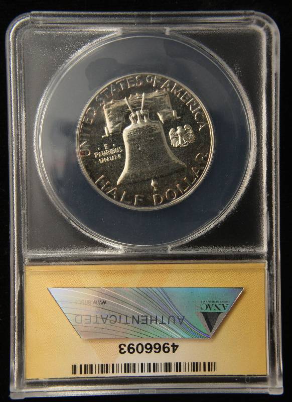 1961 PROOF FRANKLIN HALF DOLLAR PF67 ANACS