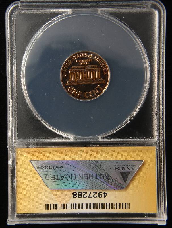1962 PROOF LINCOLN CENT PF66 RED ANACS
