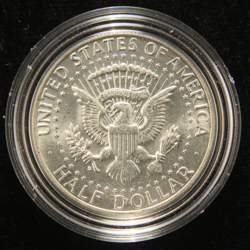 1964 KENNEDY SILVER HALF DOLLAR BU-UNC IN AIRTITE