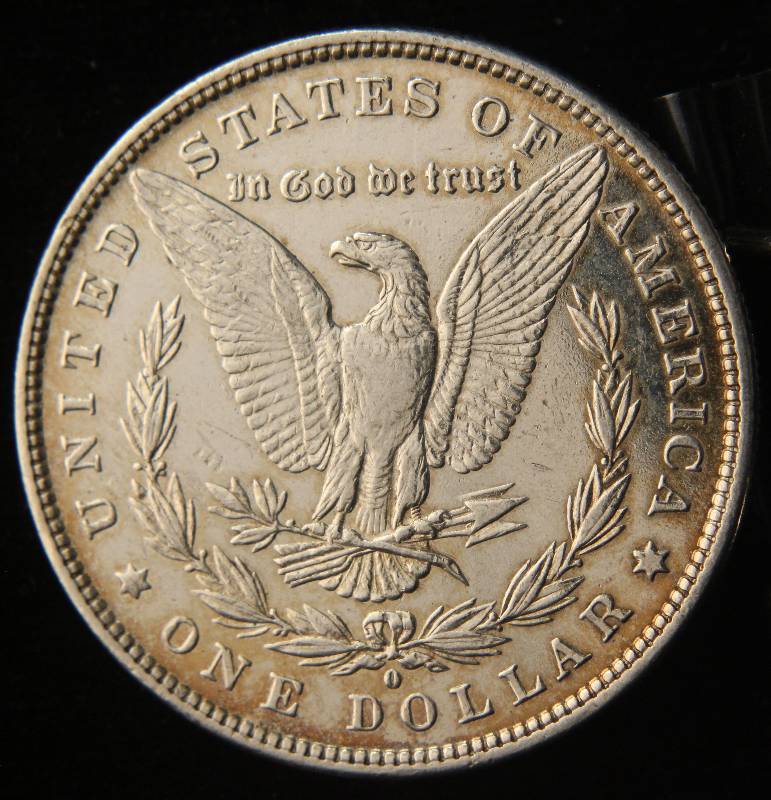 1880-O MORGAN SILVER DOLLAR AU