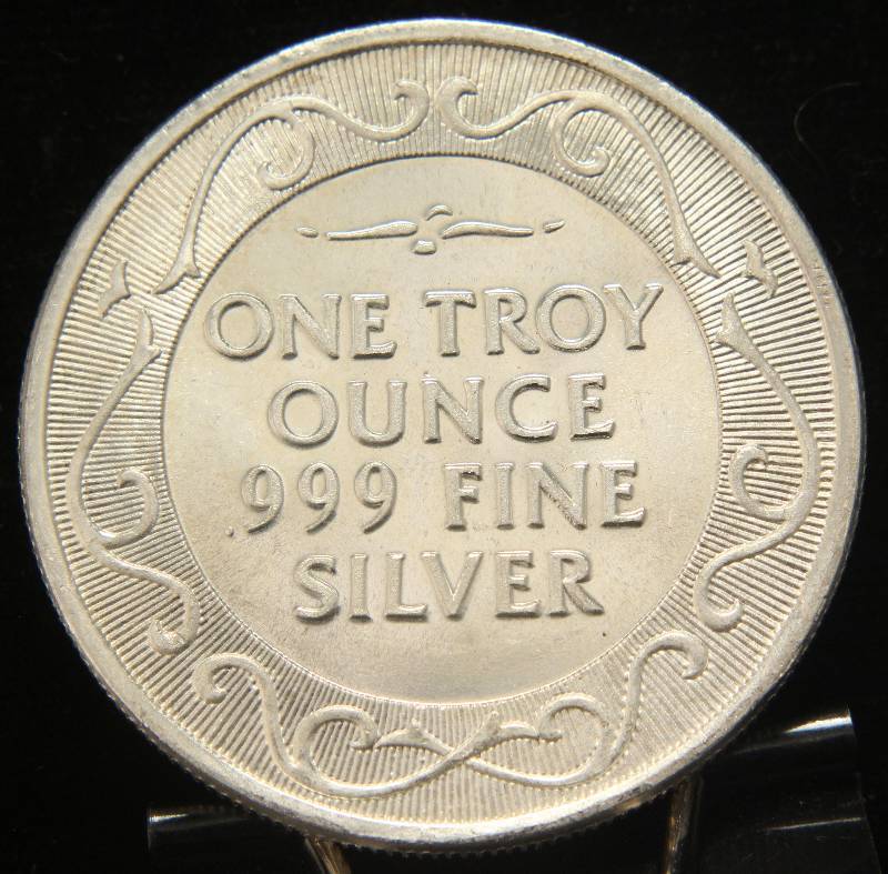 1 TROY OZ. .999 FINE SILVER VINTAGE EAGLE BELL DESIGN