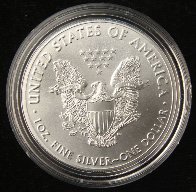 2017 AMERICAN SILVER EAGLE 1 TROY OZ. .999 FINE SILVER IN AIRTITE