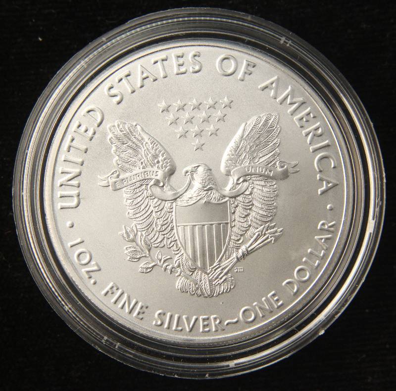 2018 AMERICAN SILVER EAGLE 1 TROY OZ. .999 FINE SILVER IN AIRTITE