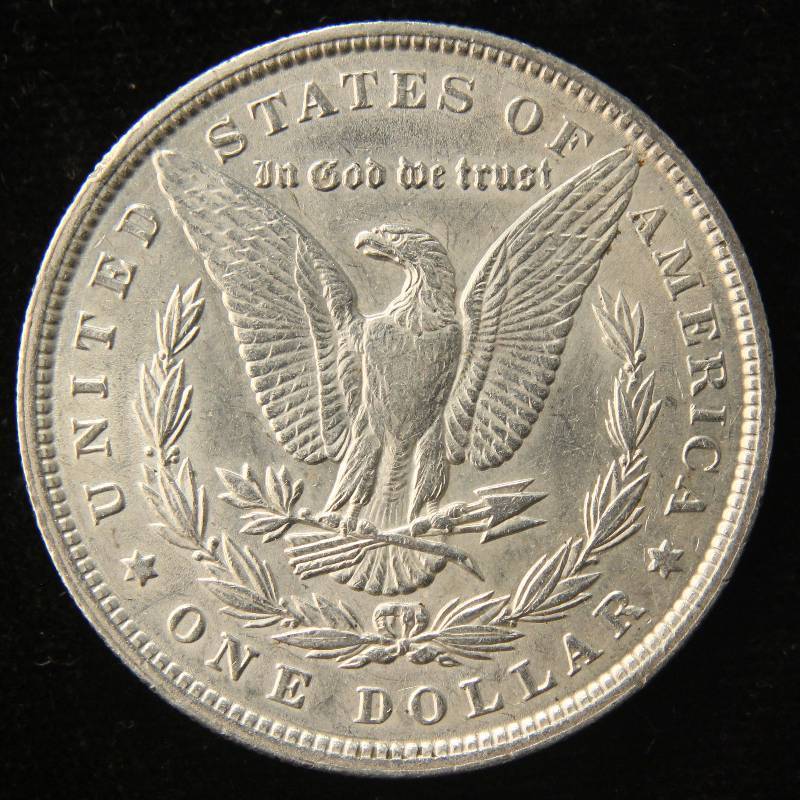 1900 MORGAN SILVER DOLLAR AU58