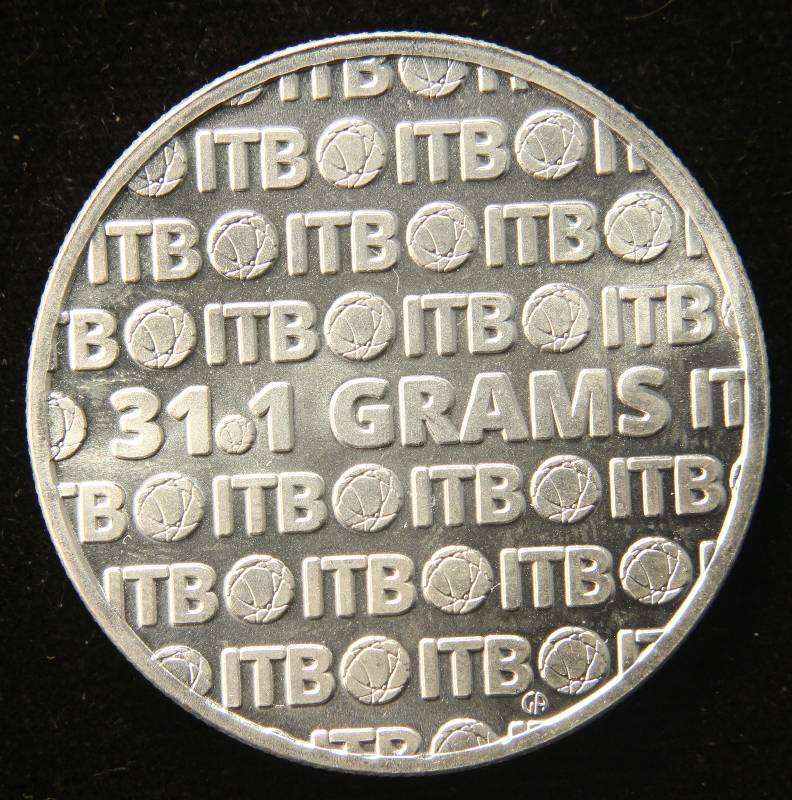 1 TROY OZ. .999 FINE SILVER INTERNATIONAL TRADE UNIT