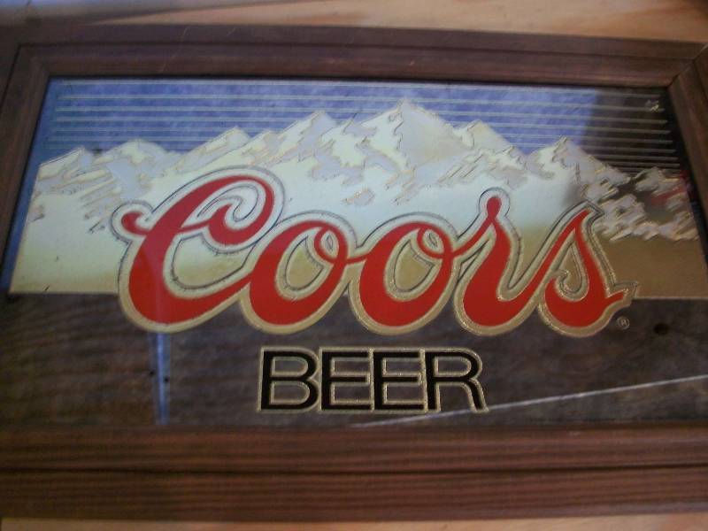 Coors Beer Mirror