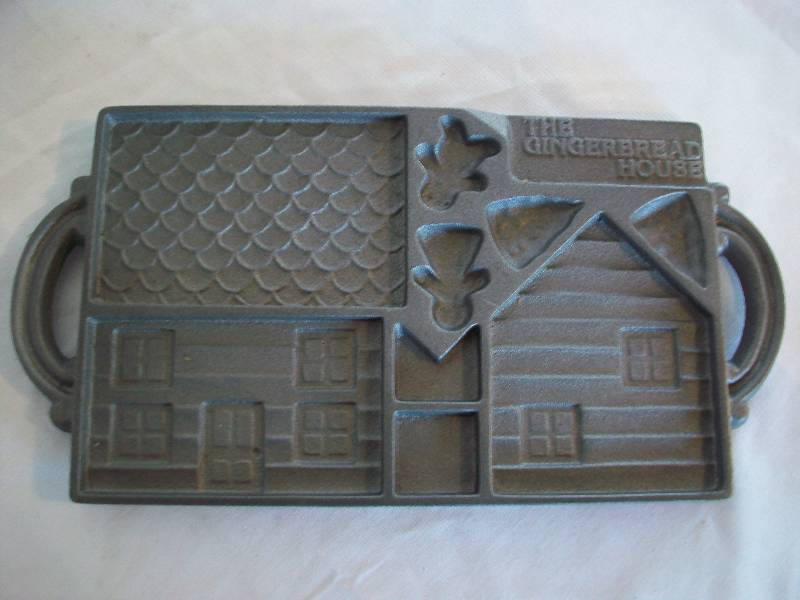 Cast Iron Gingerbread House Form