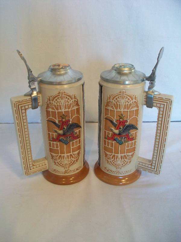 Anheuser-Busch Beer Steins