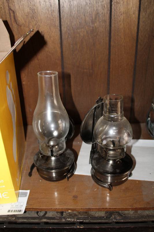lot 48 image: Lot of (2) Oil Lanterns