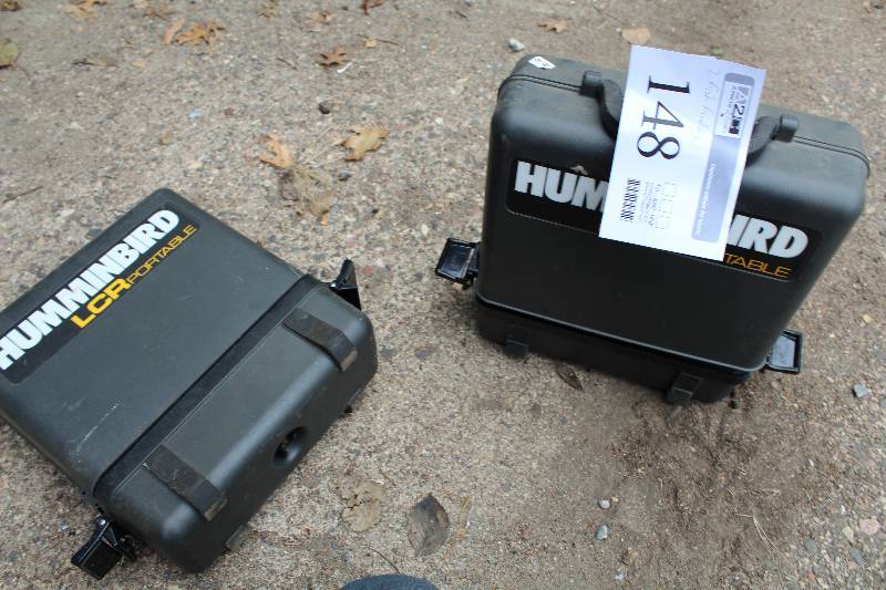 lot 148 image: Lot of (2) Hummingbird LCR Portable Fish Locators