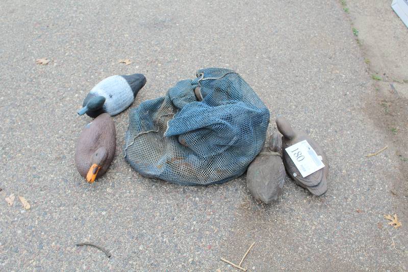 lot 180 image: Lot of (11) Duck Decoys
