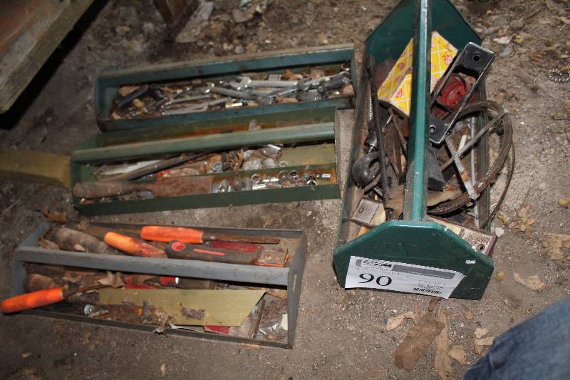 lot 90 image: Lot of (4) Tool Trays