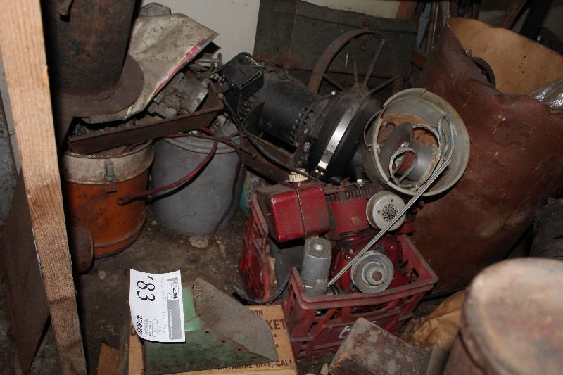 lot 83 image: Motor & Pump Parts
