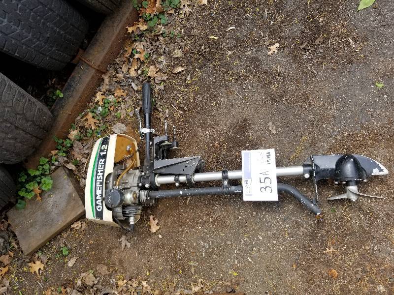 lot 35A image: Early 1970s Vintage Game Fisher 1.2 hp Two Stroke Outboard Motor