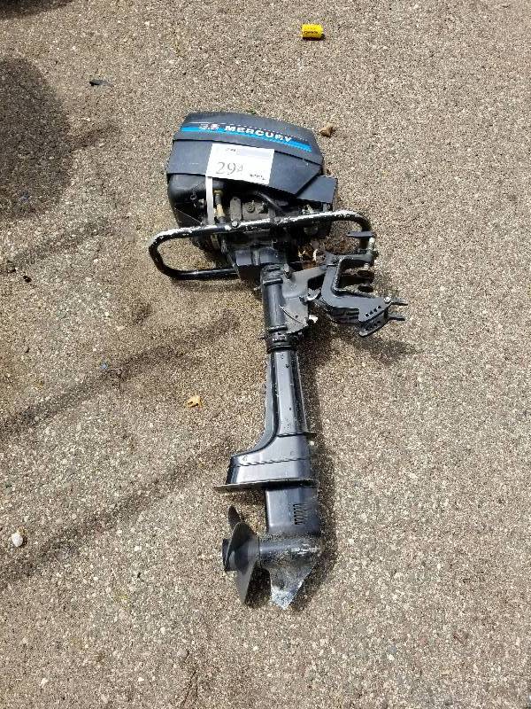 lot 29A image: 1981 Mercury 3.6 hp Two Stroke Outboard Motor