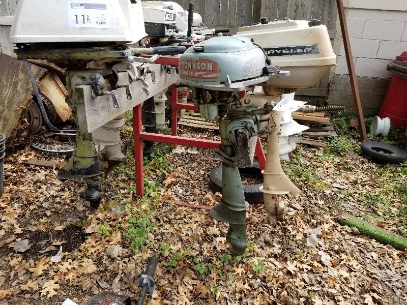 lot 225 image: Double Beam Outboard Motor Stand