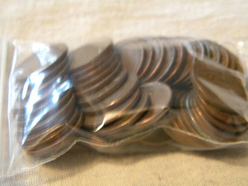 50 Wheat Back Pennies