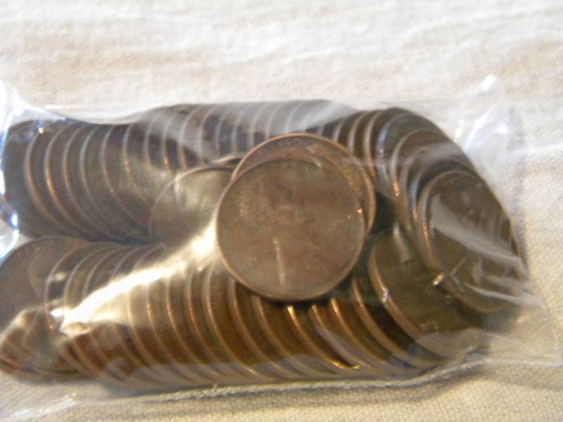50 Wheat Back Pennies