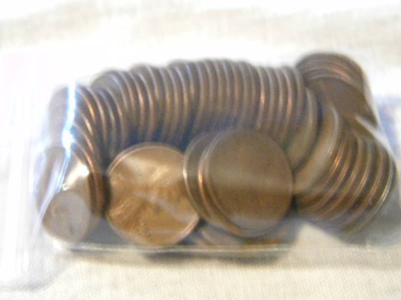 50 Wheat Back Pennies