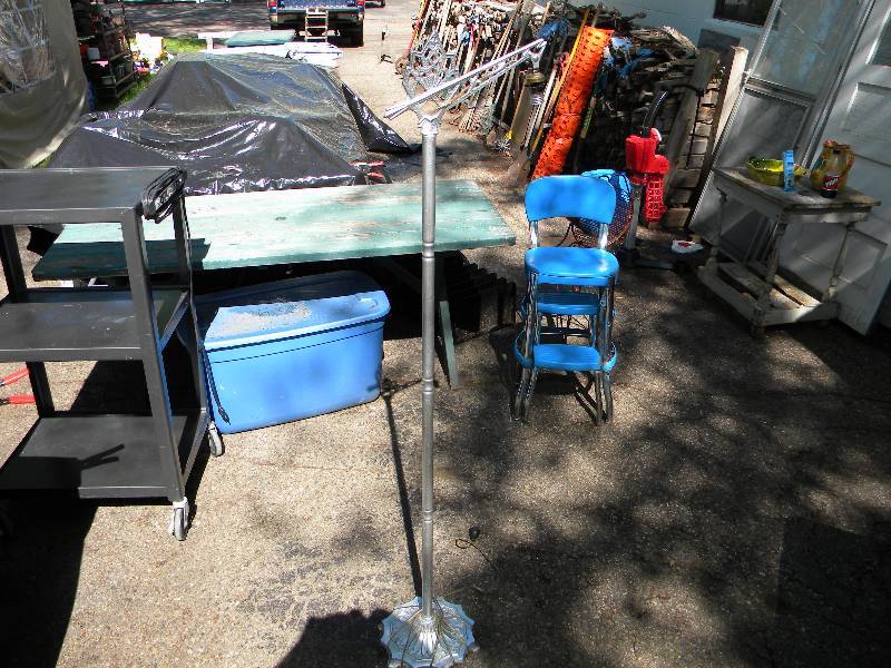 Cast Metal Floor Lamp