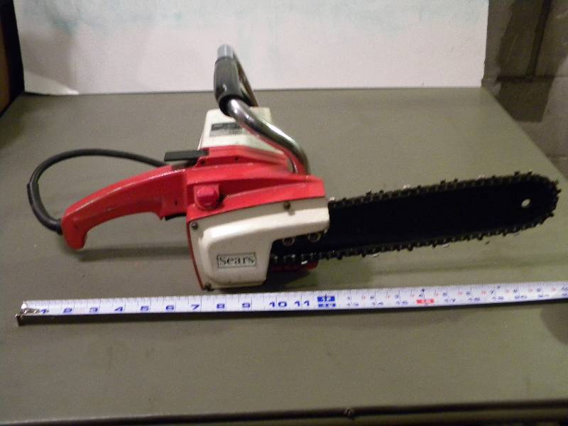 Sears Electric Chainsaw with Case