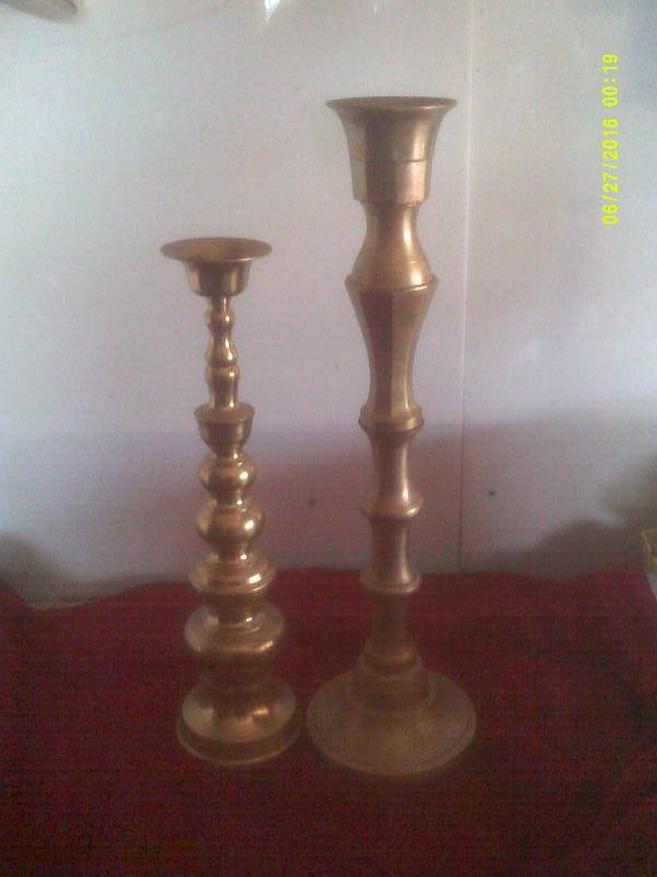 VINTAGE BRASS VASE