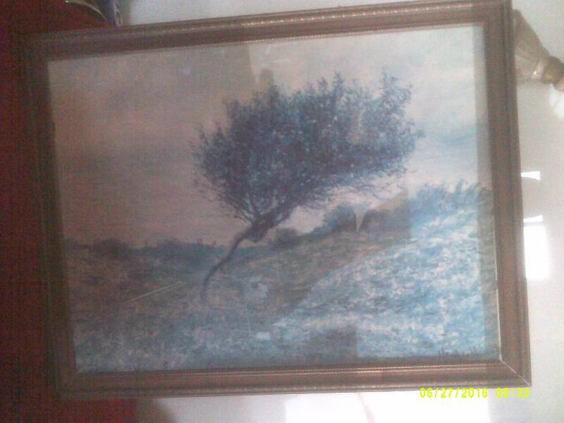 VINTAGE PICTURE AND FRAME