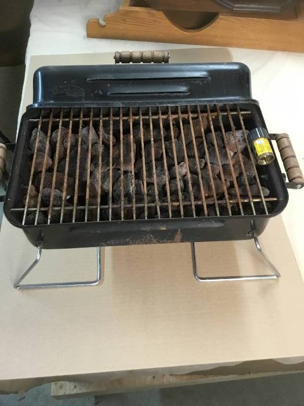 lot 42 image: Portable Camping Propane Grill - Used