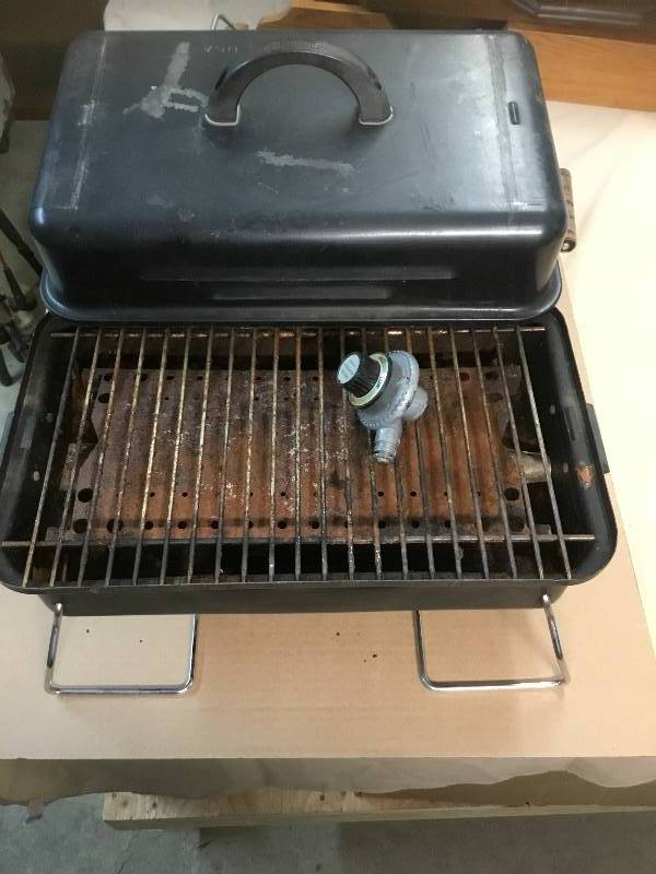 lot 43 image: Portable Camping Propane Grill - Used