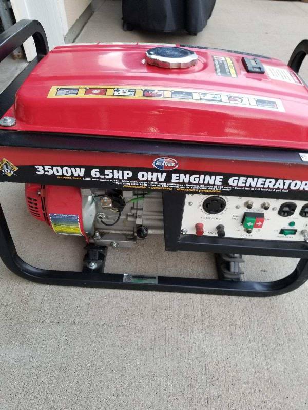 lot 6 image: Generator All Power - 6.5 horse power