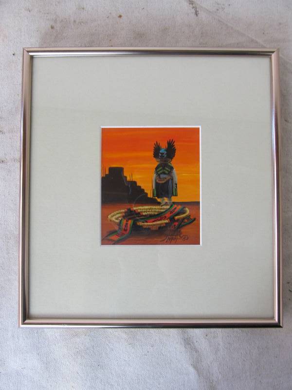 lot 61 image: Native American Original Artwork - Signed Naja