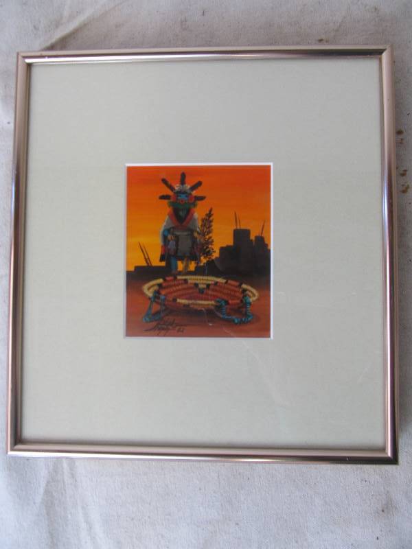 lot 62 image: Native American Original Artwork - Signed Naja
