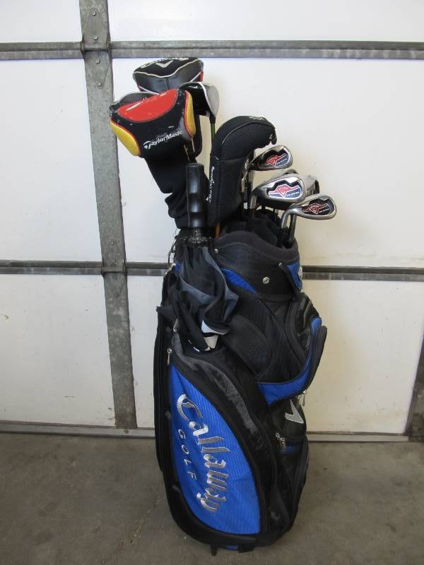 lot 65 image: NICE Set of Mens Callaway Big Bertha Golf Clubs wBag - LEFT HANDED