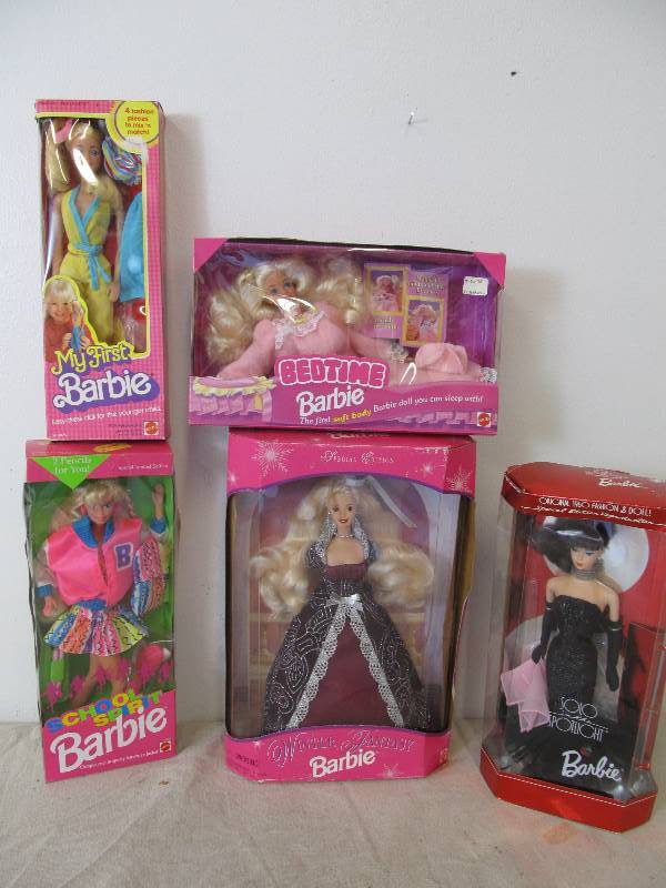 lot 90 image: Lot of NEW IN BOX Barbies #11